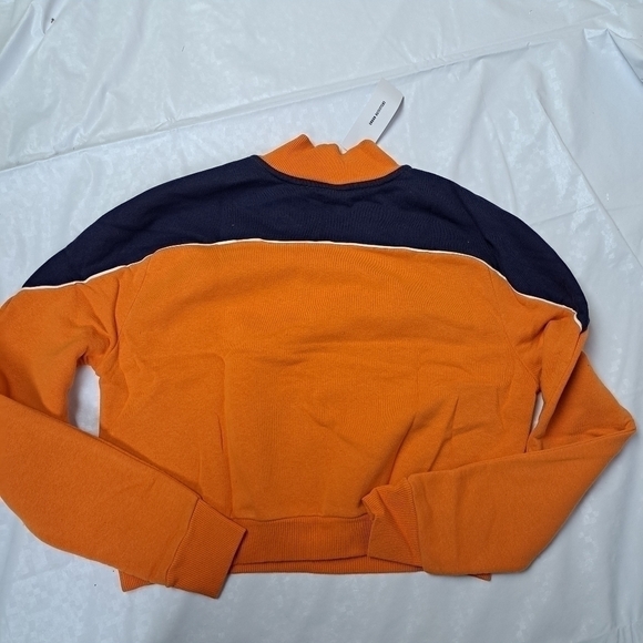 URBAN Outfitters Utopia Half-Zip Sweatshirt orange -blue - Picture 11 of 11